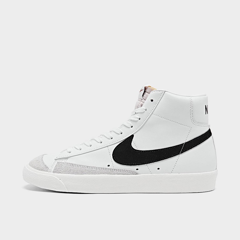 Nike Men's White and Black High-Top Sneakers